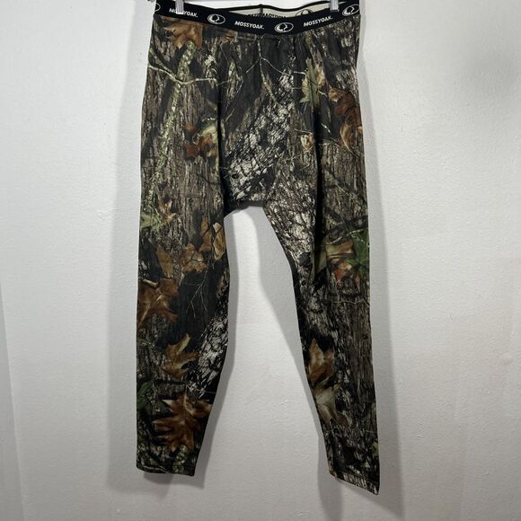 Mossy Oak Pants Men XL Tall Camo Thermal Fleece Base Layer APX - Picture 1 of 7